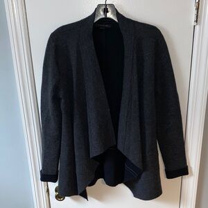 Tahari Gray Soft & Warm Women's Cardigan